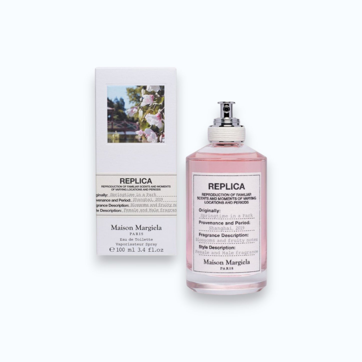 Replica Springtime in a Park